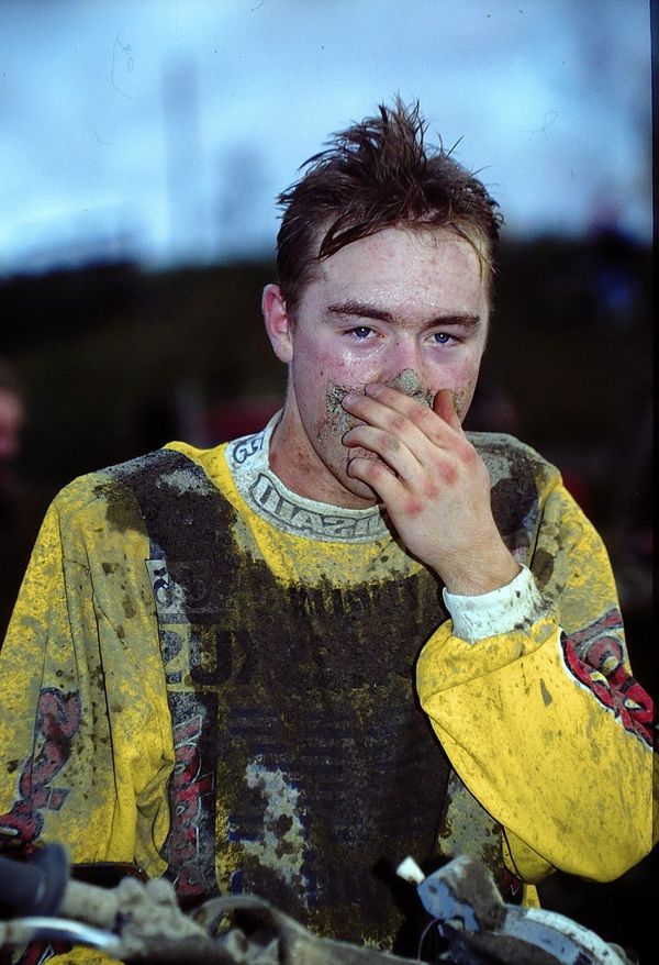 Timo Aaltonen ajoi TMK joukkueelle hyvät pisteet Vantaa kerhojoukkueiden SM-kisa 1997